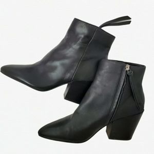 Dolce Vita Pells Ankle Boots Vegan Leather Black
